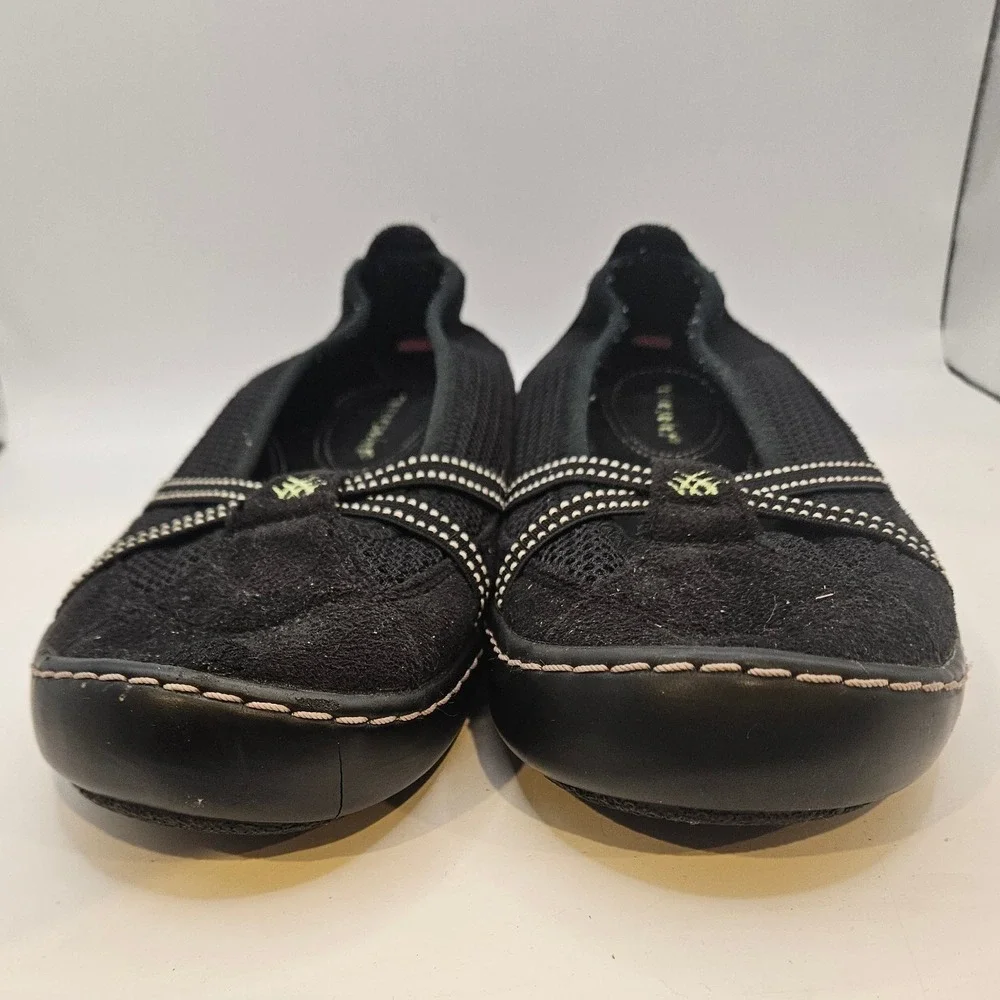 Terrasoles Sz 8 Echo Crossband Ballet Flats Cushioned Shoes Roomy Toe Box #383‎